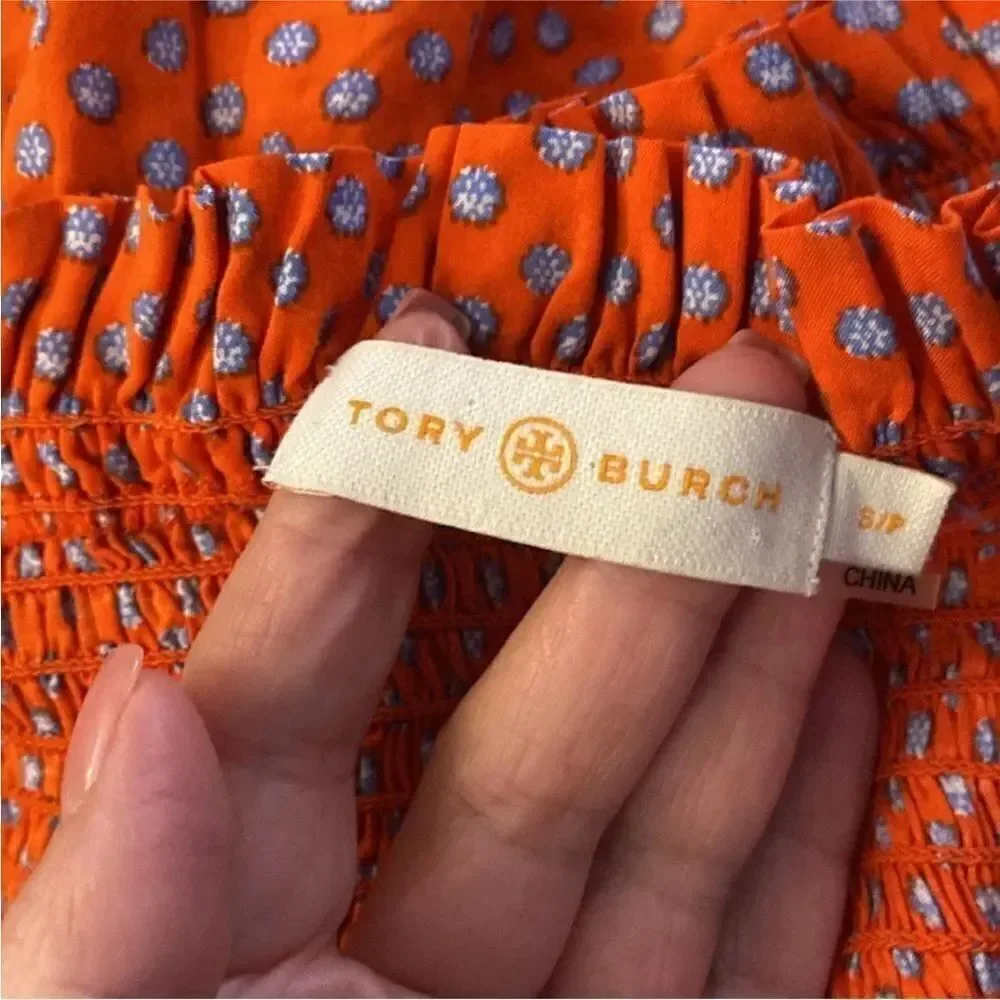 Tory Burch Coral Mini Dress, S